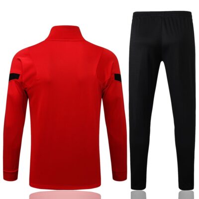 Alternative view of 2021-2022 Atletico Madrid Jacket + Pants Training Suit Red