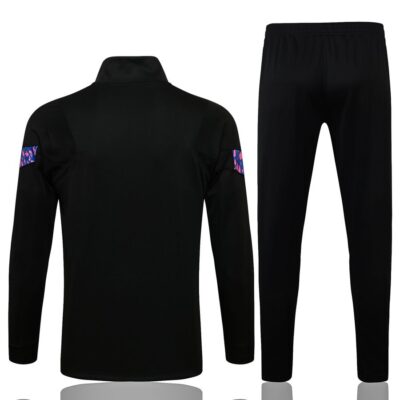 Alternative view of 2021-2022 Barcelona Jacket + Pants Training Suit Black
