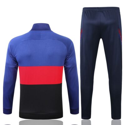 Alternative view of 2021-2022 Barcelona Jacket + Pants Training Suit Blue