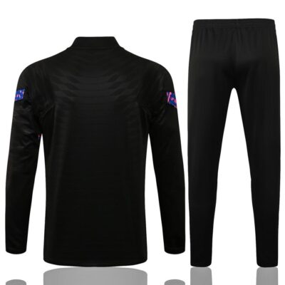 Alternative view of 2021-2022 Barcelona Training Suit Black