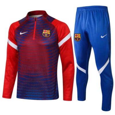 2021-2022 Barcelona Training Suit Blue