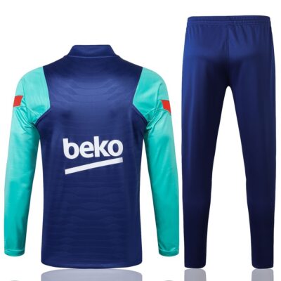 Alternative view of 2021-2022 Barcelona Training Suit Green