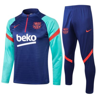 2021-2022 Barcelona Training Suit Green