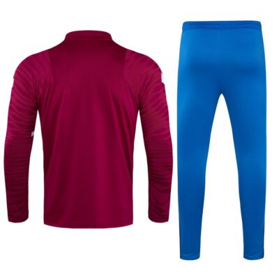 Alternative view of 2021-2022 Barcelona Training Suit Red