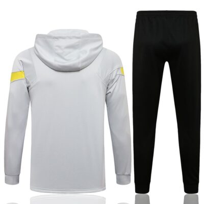 Alternative view of 2021-2022 Chelsea Hoodie Jacket + Pants Training Suit Light Gray
