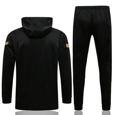 Alternative view of 2021-2022 Liverpool Hoodie Jacket + Pants Training Suit Black