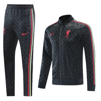 2021-2022 Liverpool Jacket + Pants Training Suit Grey
