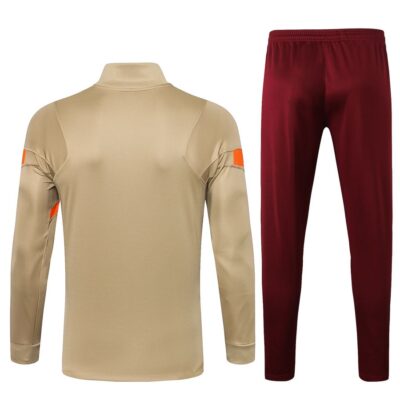 Alternative view of 2021-2022 Liverpool Jacket + Pants Training Suit Yellow
