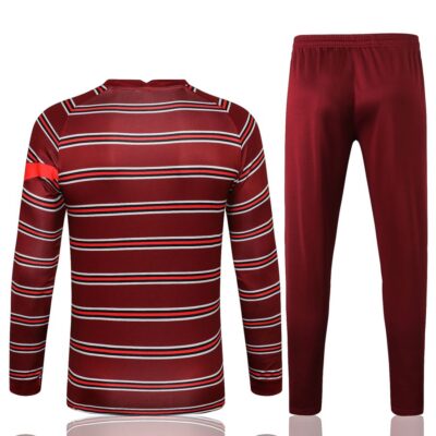 Alternative view of 2021-2022 Liverpool Training Suit Round Collar Red