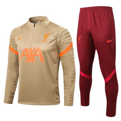 2021-2022 Liverpool Training Suit Yellow