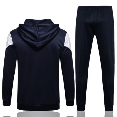 Alternative view of 2021-2022 Manchester City Hoodie Jacket + Pants Training Suit Blue