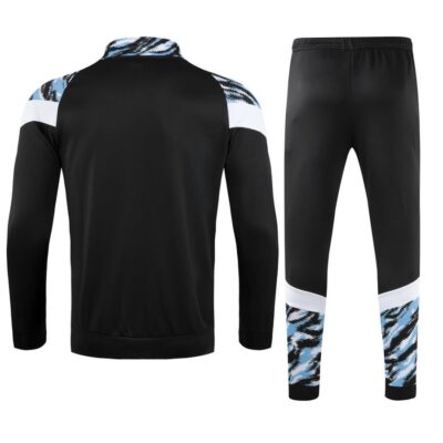 Alternative view of 2021-2022 Manchester City Jacket + Pants Training Suit Black