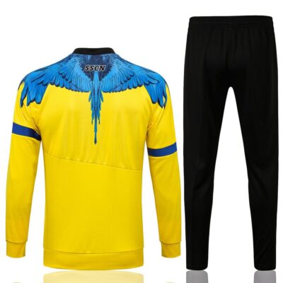 Alternative view of 2021-2022 Napoli Jacket + Pants Training Suit Yellow