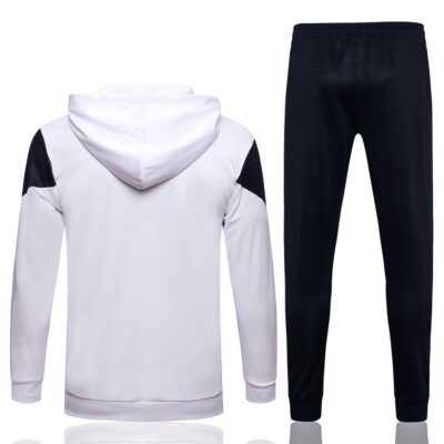 Alternative view of 2021-2022 Olympique Marseille Hoodie Jacket + Pants Training Suit White