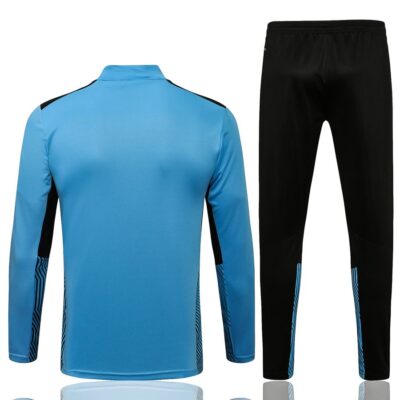 Alternative view of 2021-2022 Olympique Marseille Training Suit Light Blue