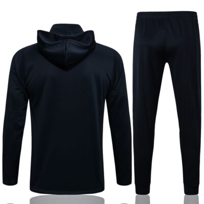 Alternative view of 2021-2022 PSG Hoodie Jacket + Pants Training Suit Blue