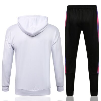 Alternative view of 2021-2022 PSG Hoodie Jacket + Pants Training Suit White