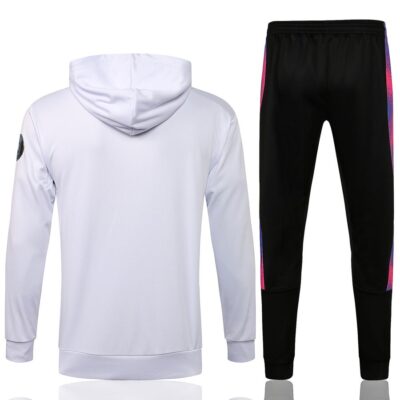 Alternative view of 2021-2022 PSG Hoodie Training Suit White
