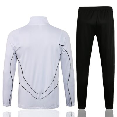 Alternative view of 2021-2022 PSG Jacket + Pants Training Suit High Neck White
