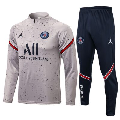 2021-2022 PSG Training Suit Grey
