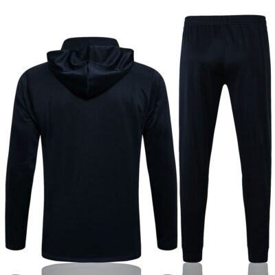 Alternative view of 2021-2022 Tottenham Hotspur Hoodie Jacket + Pants Training Suit Blue