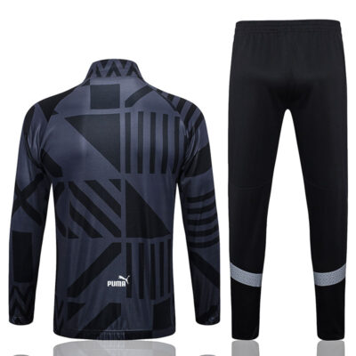 Alternative view of 2022-2023 AC Milan Jacket + Pants Training Suit Gray