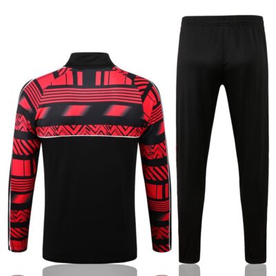 Alternative view of 2022-2023 AC Milan Jacket + Pants Training Suit Red