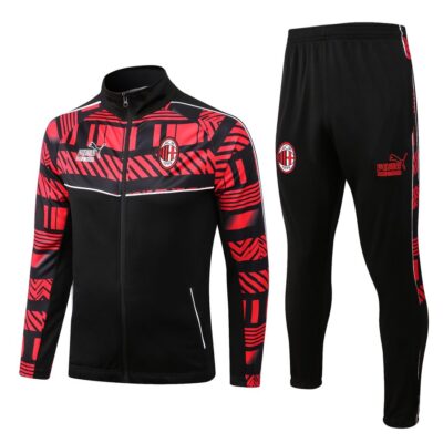 2022-2023 AC Milan Jacket + Pants Training Suit Red