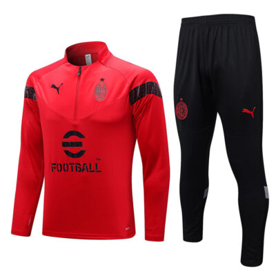 2022-2023 AC Milan Training Suit Red