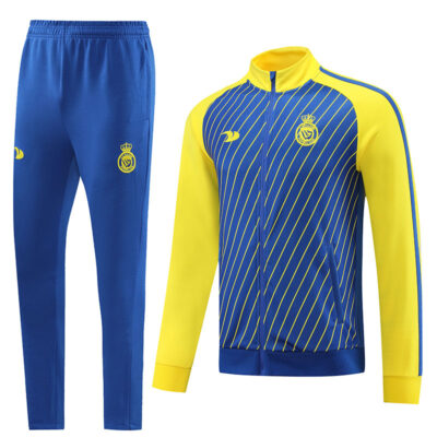 2022-2023 Al Nassr Jacket + Pants Training Suit Blue