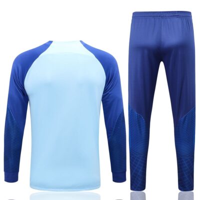 Alternative view of 2022-2023 Atletico Madrid Jacket + Pants Training Suit Light Blue