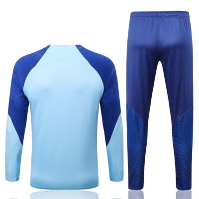 Alternative view of 2022-2023 Atletico Madrid Training Suit Light Blue