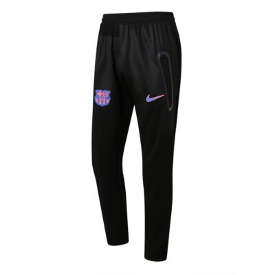 Alternative view of 2022-2023 Barcelona Hoodie Jacket + Pants Training Suit Black