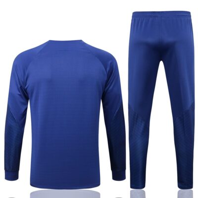 Alternative view of 2022-2023 Barcelona Jacket + Pants Training Suit Blue