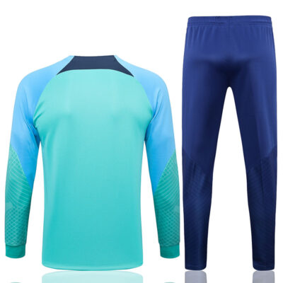 Alternative view of 2022-2023 Barcelona Jacket + Pants Training Suit Green