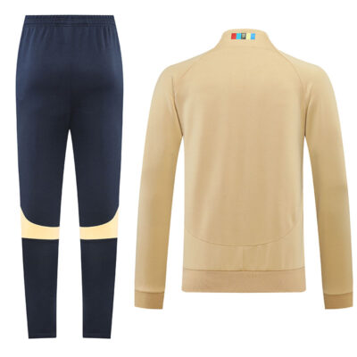 Alternative view of 2022-2023 Barcelona Jacket + Pants Training Suit Khaki