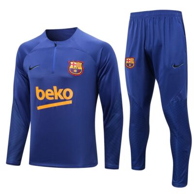 2022-2023 Barcelona Training Suit Blue