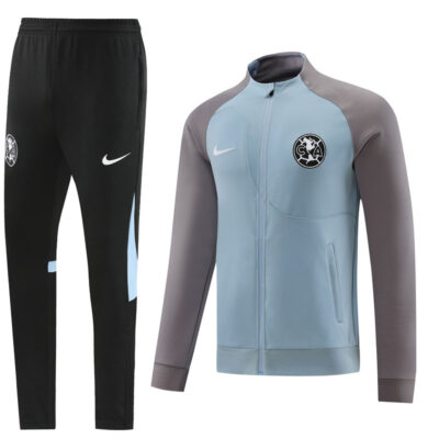 2022-2023 Club America Jacket + Pants Training Suit Gray