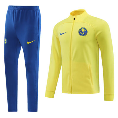 2022-2023 Club America Jacket + Pants Training Suit Yellow