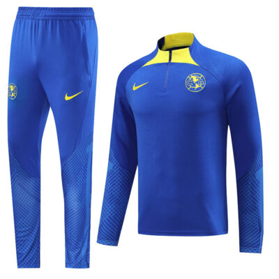 2022-2023 Club America Training Suit Blue