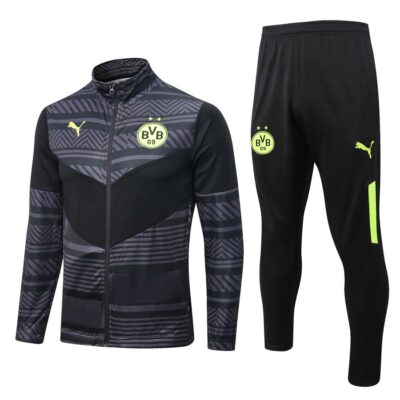 2022-2023 Dortmund Jacket + Pants Training Suit Grey