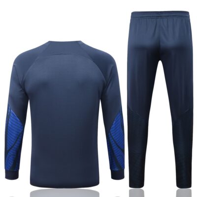 Alternative view of 2022-2023 France Jacket + Pants Training Suit Dark Blue