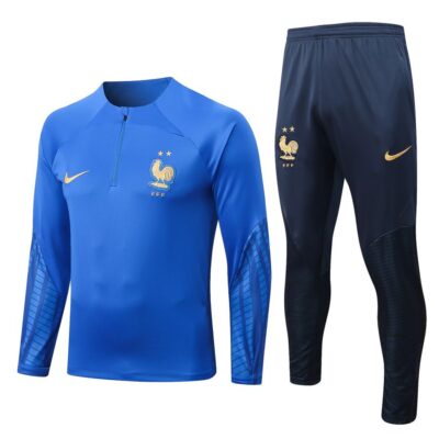 2022-2023 France Training Suit Blue