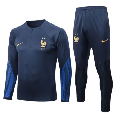 2022-2023 France Training Suit Dark Blue