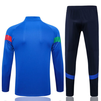 Alternative view of 2022-2023 Italy Jacket + Pants Training Suit Light Blue