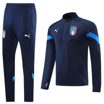 2022-2023 Italy Training Suit Dark Blue
