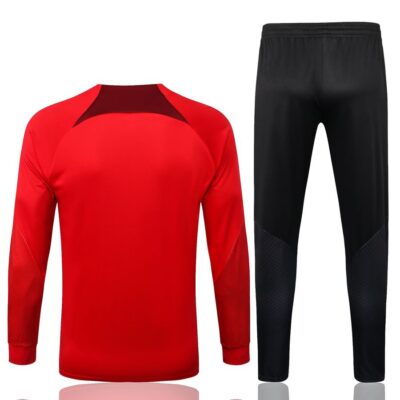 Alternative view of 2022-2023 Liverpool Jacket + Pants Training Suit Red
