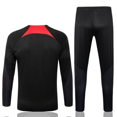 Alternative view of 2022-2023 Liverpool Training Suit Black
