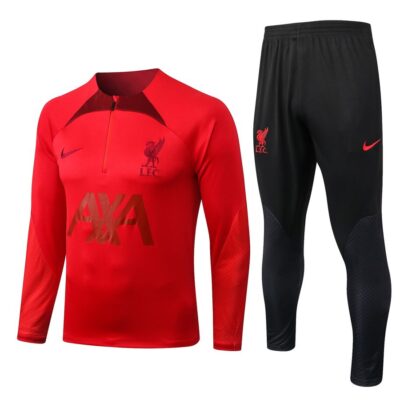 2022-2023 Liverpool Training Suit Red