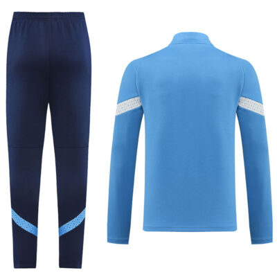 Alternative view of 2022-2023 Manchester City Jacket + Pants Training Suit Sky Blue